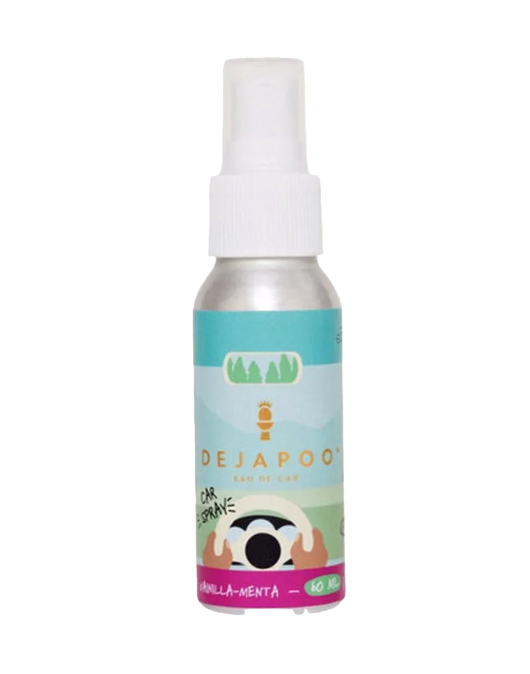 Dejapoo Eliminador de malos olores para el auto Vainilla Menta 60 ml