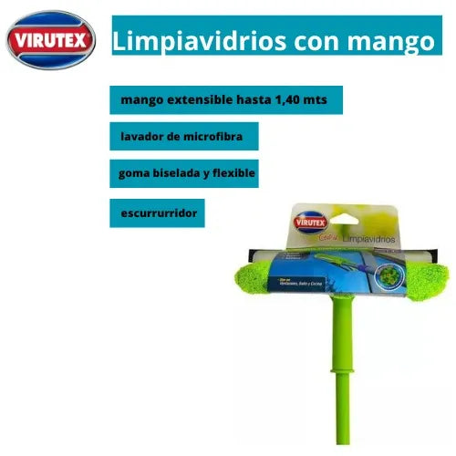 Virutex Set Limpia Vidrios Creativa 1 unid