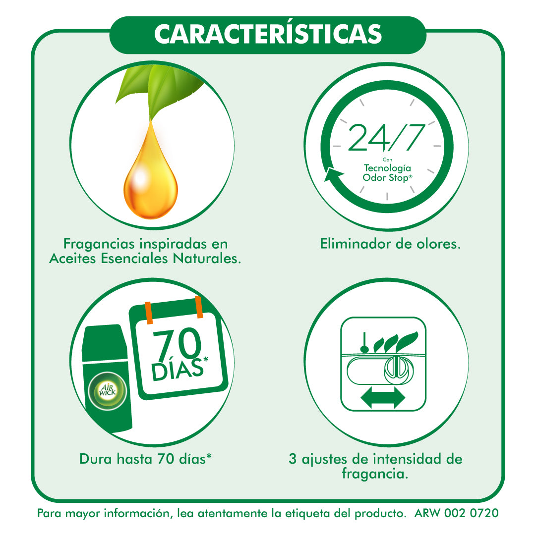 Airwick Freshmatic Full Aparato con 3 recargas 1kit