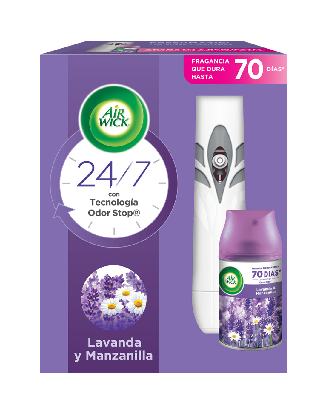 Airwick Freshmatic Full Aparato Lavanda 1kit