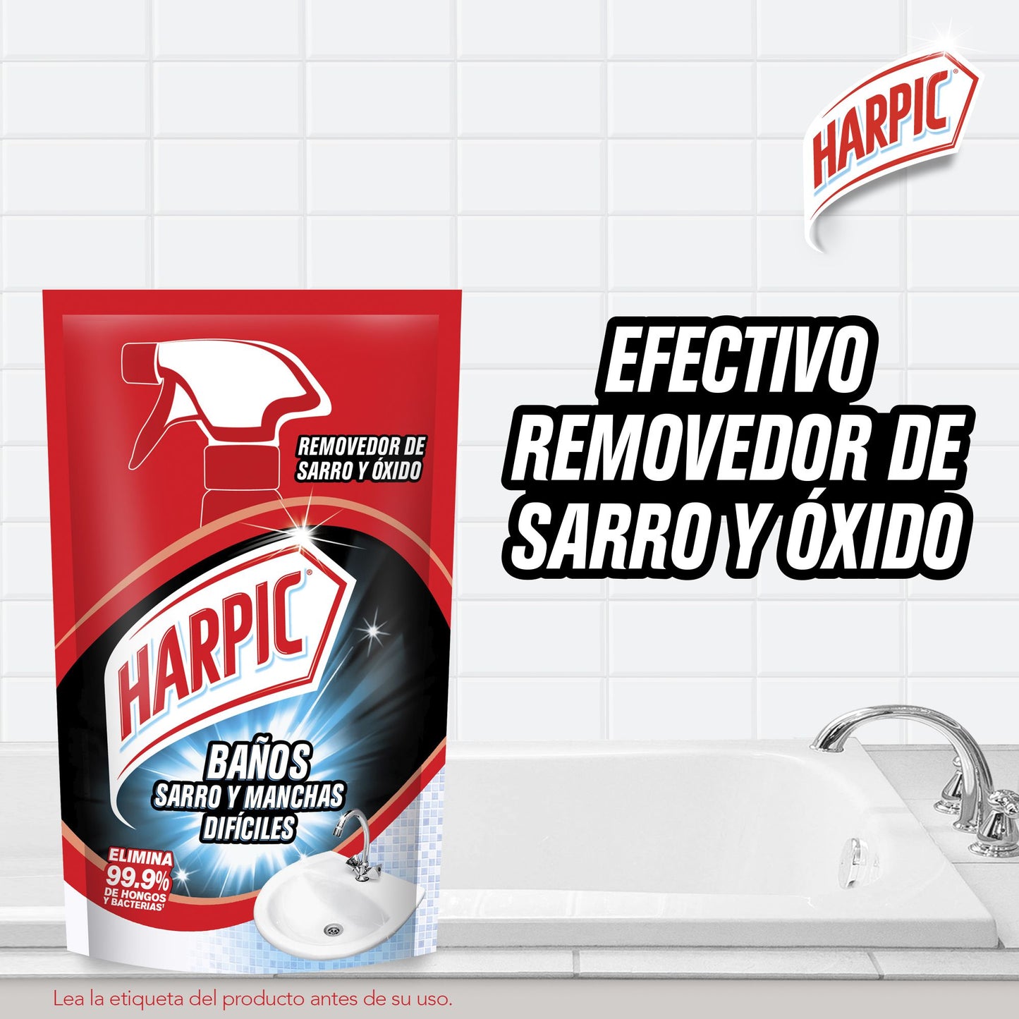 Harpic Harpic Baños Sarro y Manchas Difíciles Recarga 420 ml