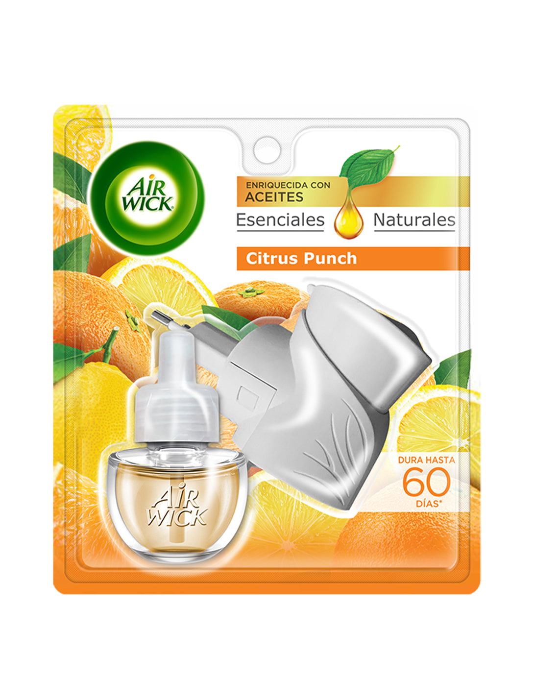 Airwick Desodorante Ambiental Aparato Electrico rec. Citrus Punch 1 unid