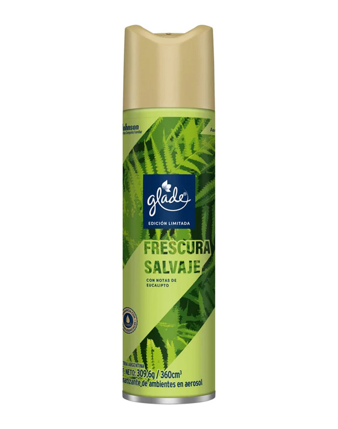 Glade Desodorante Ambiental Glade Aerosol Frescura Salvaje 360 cc
