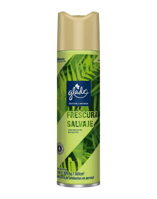Glade Desodorante Ambiental Glade Aerosol Frescura Salvaje 360 cc