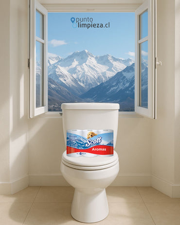 Scott Papel Higiénico Doble Hoja Aromas 21 metros 2 MANGAS