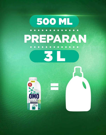 Omo Detergente Liquido Aloe Vera Toque Soft Para Diluir 500 cc