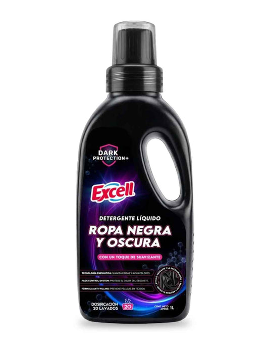 Excell Detergente ropa negra y oscura 1 L