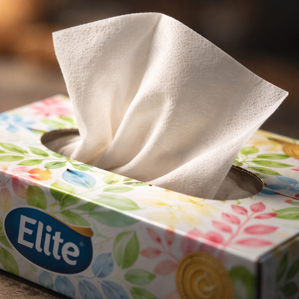 Elite Pañuelos Faciales Doble Hoja Caja Surtida 90 unid