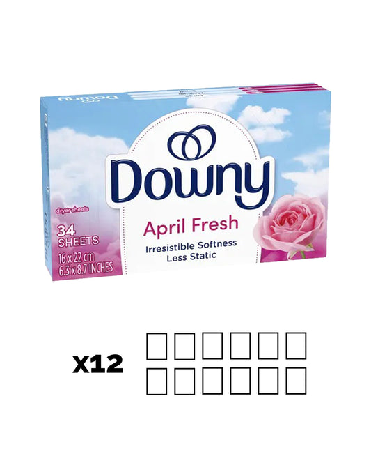 Downy Toallas Suavizantes Antiestatica 12 x 34 unid