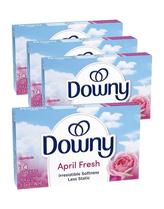Downy Toallas Suavizantes Antiestatica 4 x 34 unid