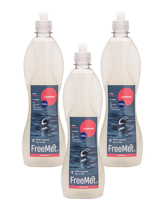 Freemet Lavaloza concentrado Mandarina 3 x 500 cc