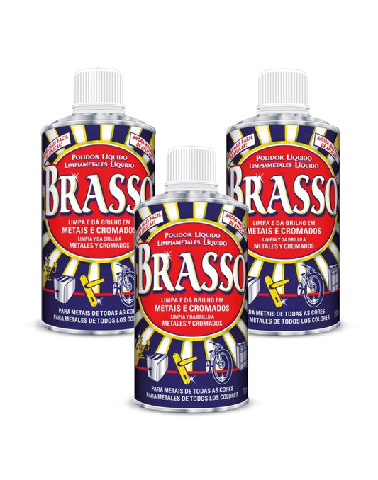 Brasso Limpiador de Metales 3 x 200 cc - Puntolimpieza
