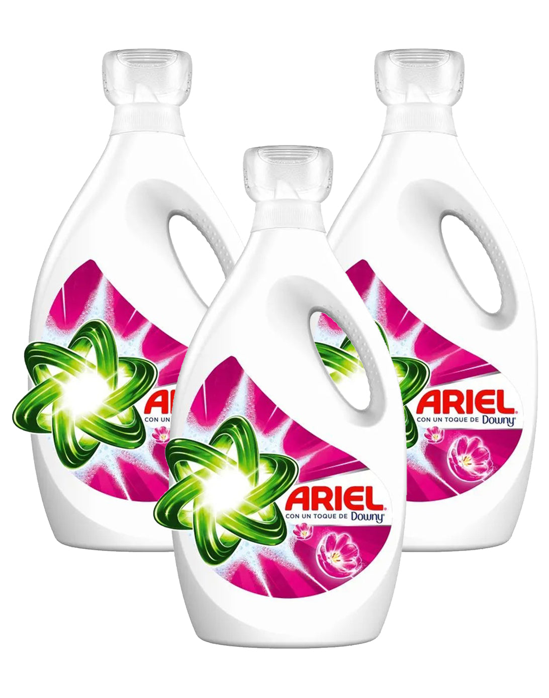 Ariel Power Liquid Detergente liquido concentrado + Toque Downy 3 x 1,8 L