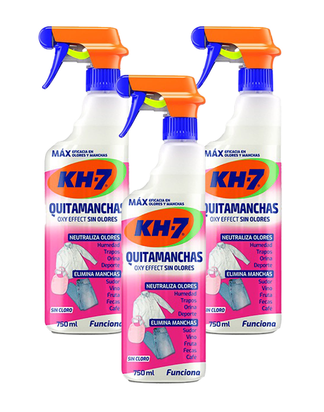 KH-7 Quitamanchas Oxy-Effect Gatillo 3 x 750 cc