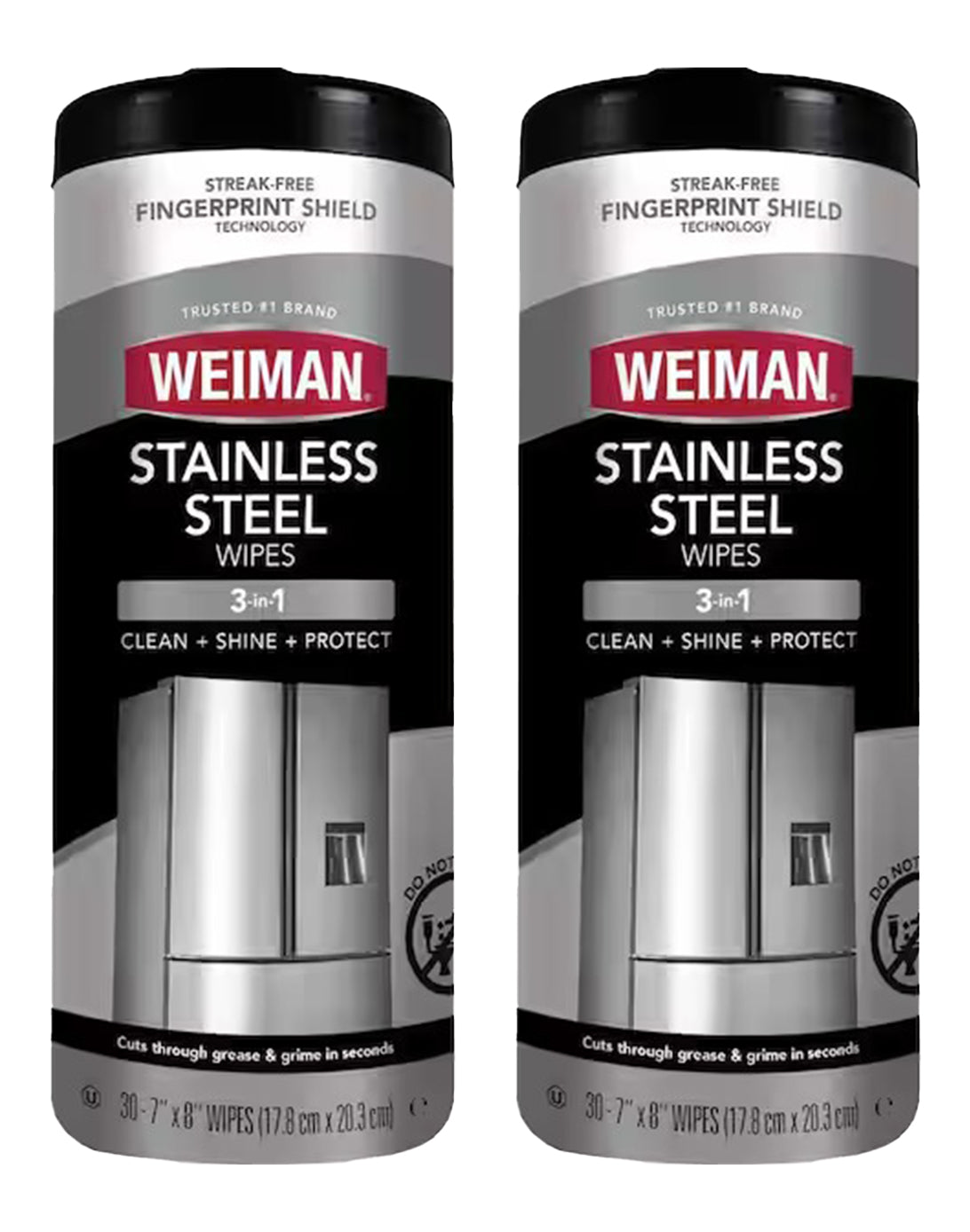 Weiman Toallas Acero Inoxidable 2 x 30 unid