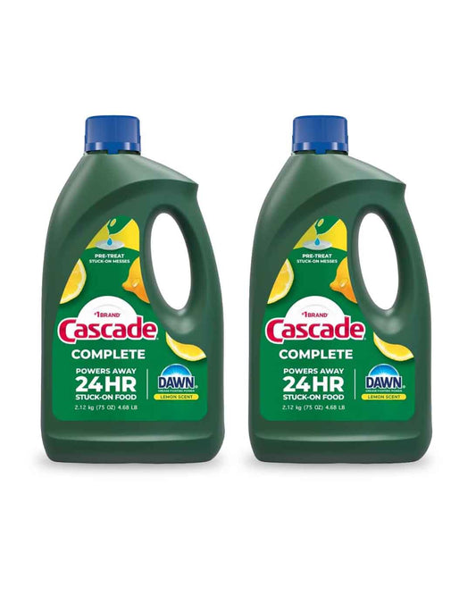 Cascade Detergente Lavavajilla Complete Gel 2 x 2,12 kg