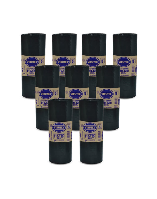 Virutex Bolsa de Basura Gigante 110 x 120 cm 9 x 5 unid