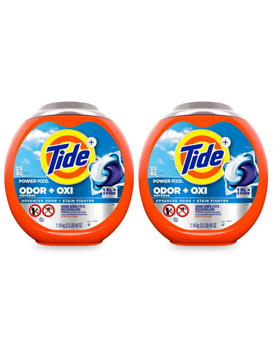 Tide Pods Ultra OXI Detergente en Cápsulas 2 x 25 unid