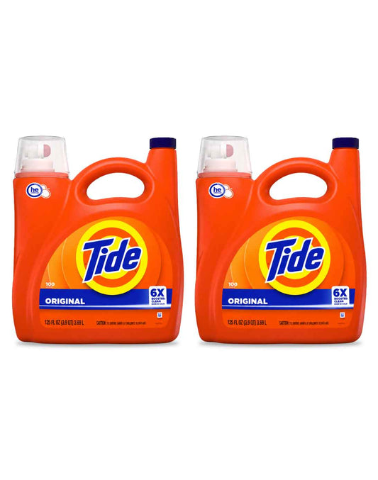Tide Original Detergente liquido concentrado 2 x 3,69 L