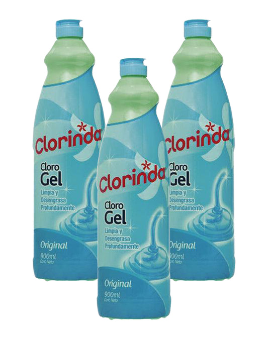 Clorinda Clorogel tradicional 3 x 900 cc