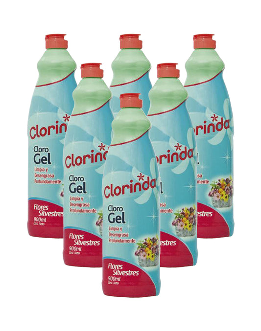 Clorinda Clorogel flores silvestres 6 x 900 cc