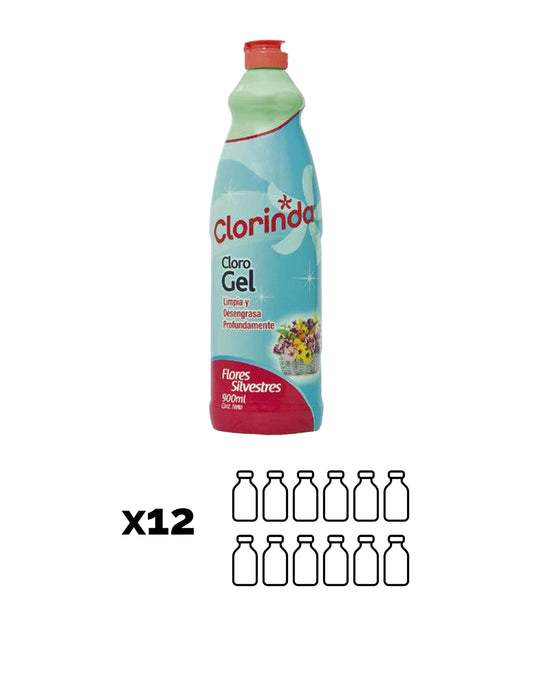 Clorinda Clorogel flores silvestres 12 x 900 cc