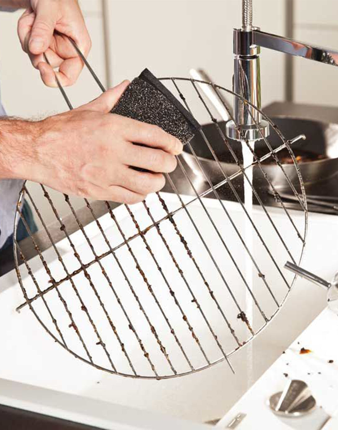 Vileda Esponja Antiresiduo Inox 6 x 2 unid