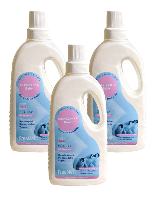 Freemet Suavizante Aroma Manzanilla 3 x 1 L