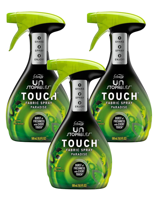 Febreze Aromatizante de telas Unstoppable Paradise 3 x 500 cc