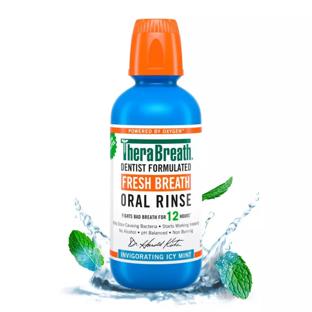 Therabreath Enjuague Bucal Menta fria 473 ml