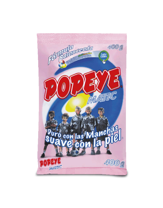 Popeye Detergente en Polvo Hipoalergénico Bebé 400 gr - Puntolimpieza