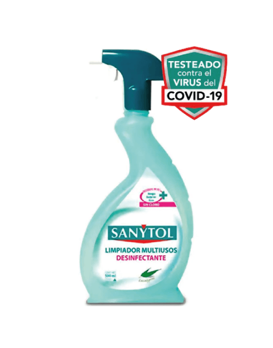 Spray Multiusos de Sanytol, limpiador desinfectante sin lejía