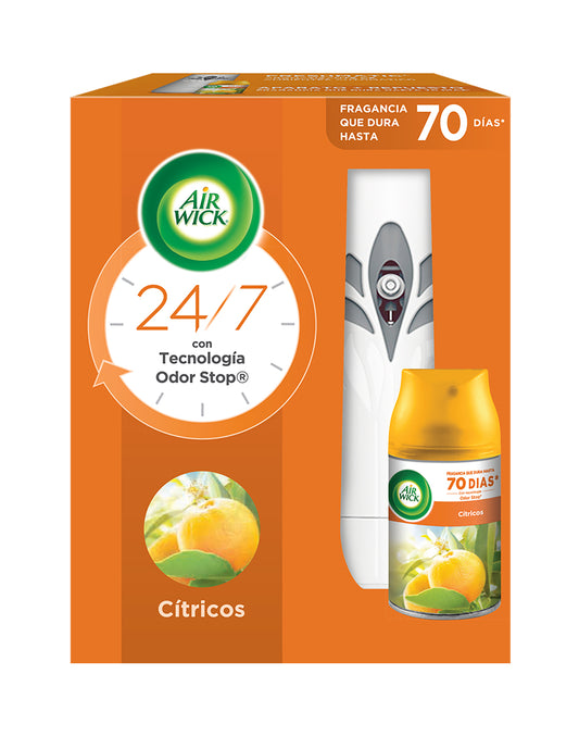 Airwick Freshmatic Full Aparato Citrico 1kit - Puntolimpieza