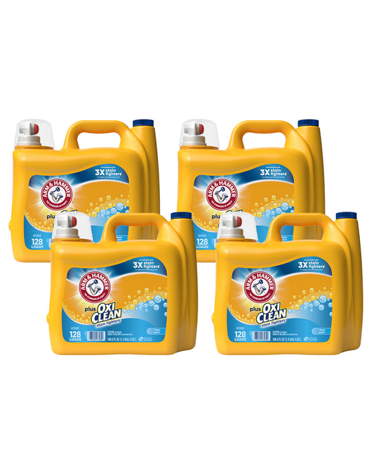 Arm & Hammer Detergente líquido Plus OxiClean 4 x 4920 ml - Puntolimpieza