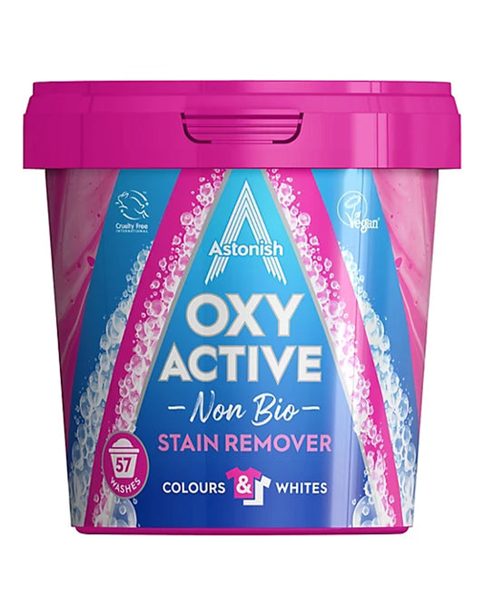 Astonish Quitamanchas Ropa Oxy Active 1250 gr - Puntolimpieza