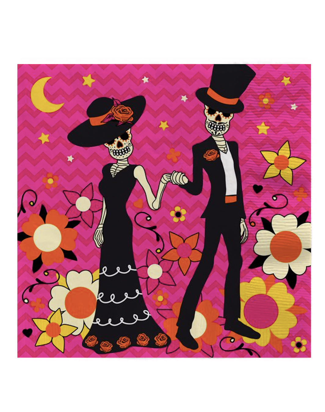 Braun Company Servilleta Mesa Triple Hoja Pareja Halloween 20 unid - Puntolimpieza