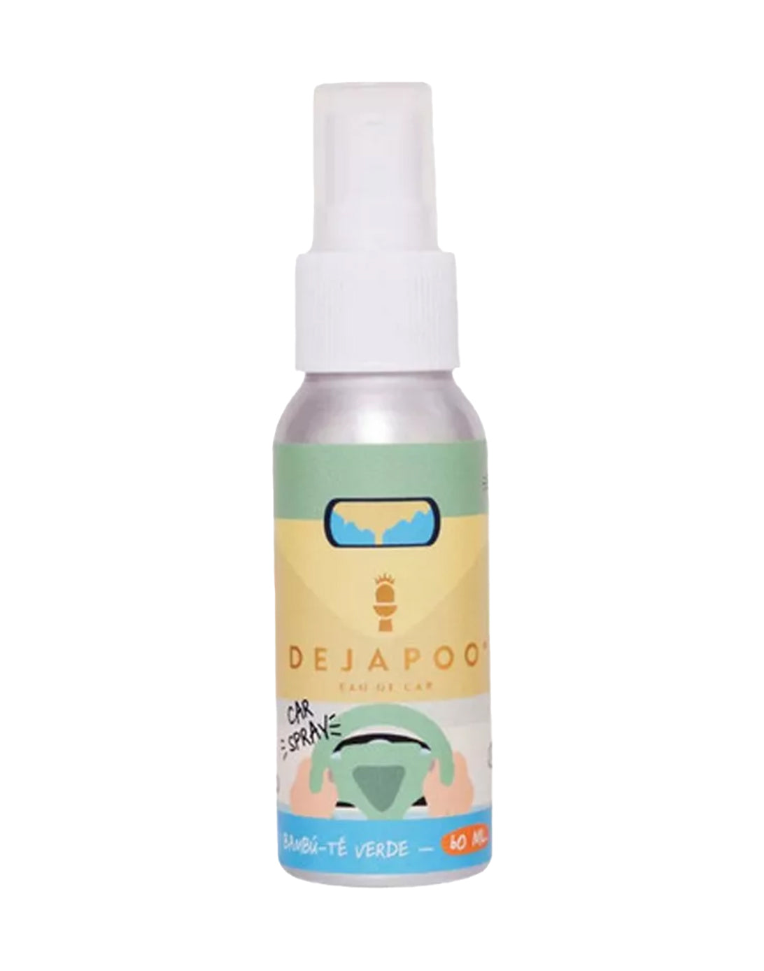 Dejapoo Eliminador de malos olores para el auto Bambú Té verde 60 ml - Puntolimpieza