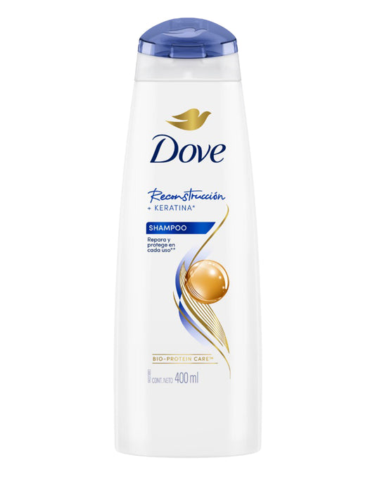 Dove Shampoo Reconstrucción Keratina 400 ml - Puntolimpieza