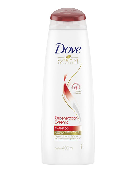 Dove Shampoo Regeneración Extrema Colágeno 400 ml - Puntolimpieza