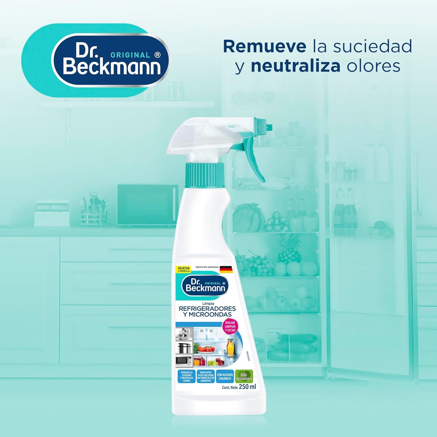 Dr. Beckmann Limpia Refrigeradores y Microondas 3 x 250 cc - Puntolimpieza