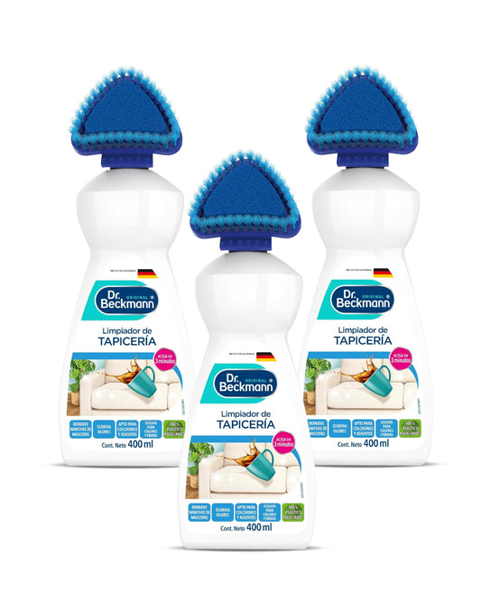 Dr. Beckmann Limpiador de Tapicería 3 x 400 cc - Puntolimpieza