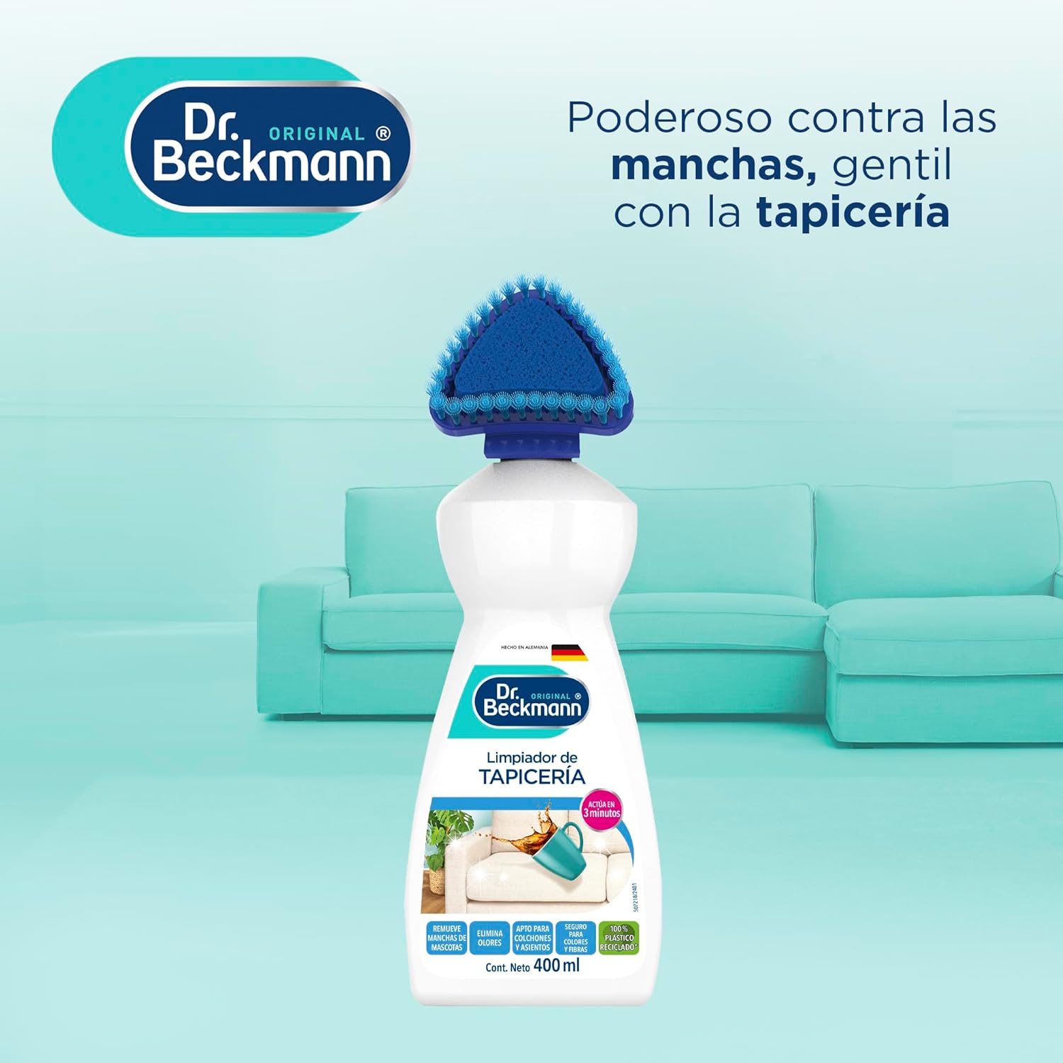 Dr. Beckmann Limpiador de Tapicería 3 x 400 cc - Puntolimpieza