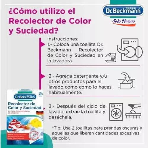 Dr. Beckmann Recolector de color y suciedad 3 x 20 unid - Puntolimpieza