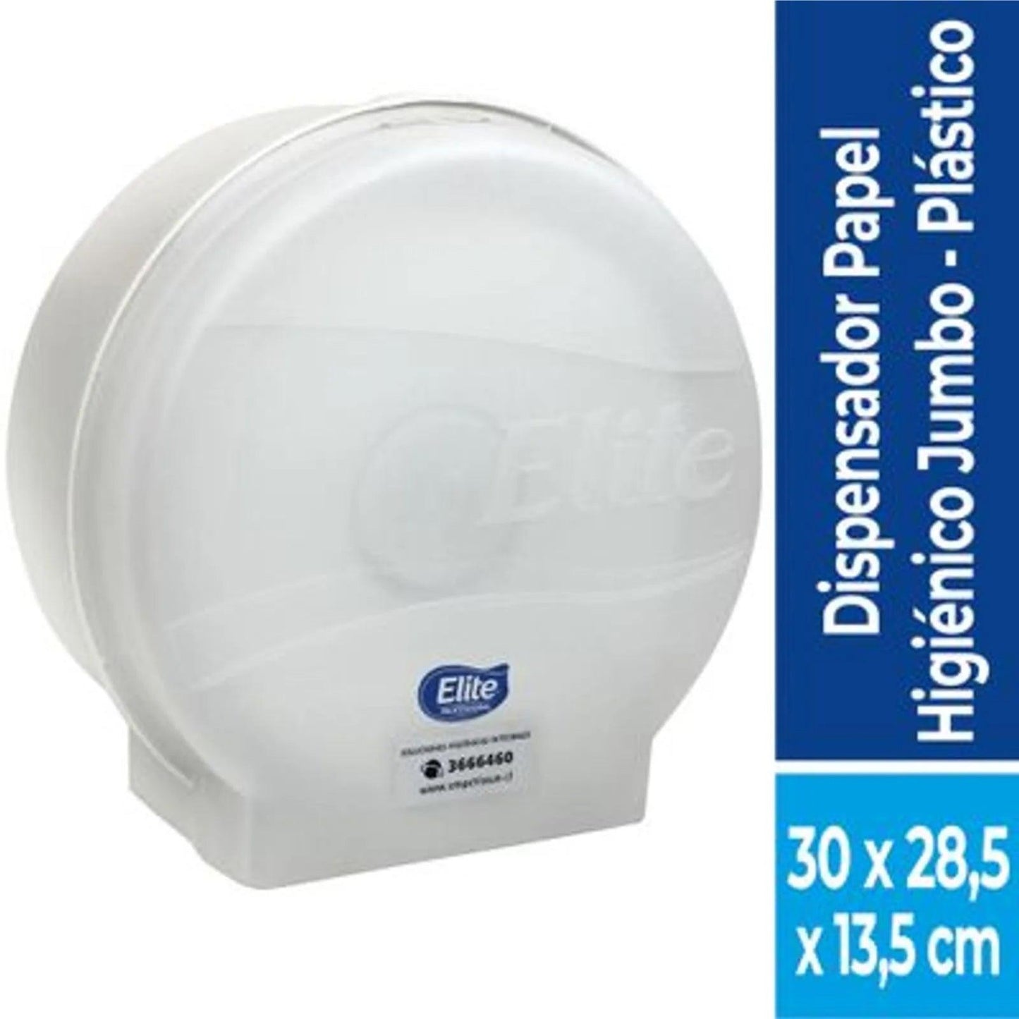 Elite Dispensador papel Higiénico Jumbo Blanco 1 unid - Puntolimpieza