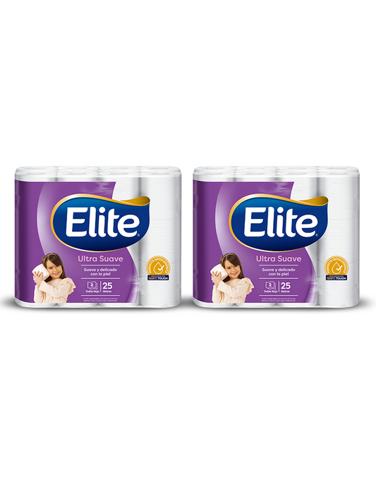 Elite Papel Higienico Doble Hoja 25 metros 1 MANGA - Puntolimpieza