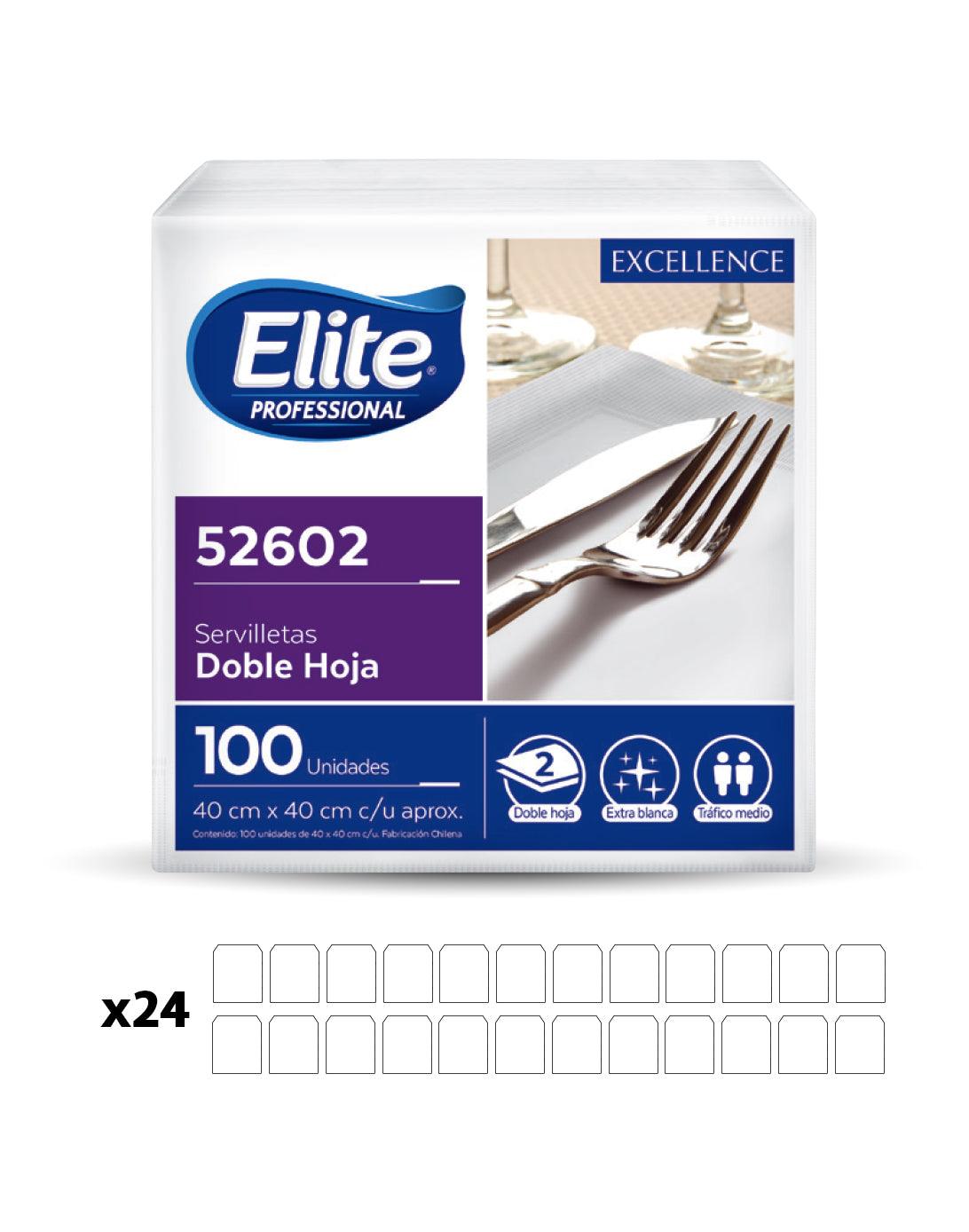 Elite Servilleta Mantel Doble Hoja 24 x 100 unid - Puntolimpieza