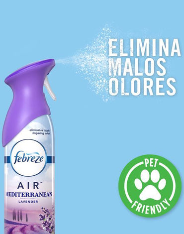 Febreze Eliminador de Olores Mediterranean Lavender 4 x 250 gr - Puntolimpieza