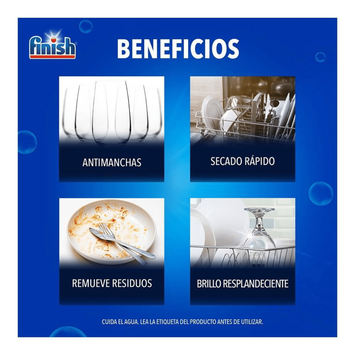 Finish Abrillantador Líquido 6 x 400 cc - Puntolimpieza