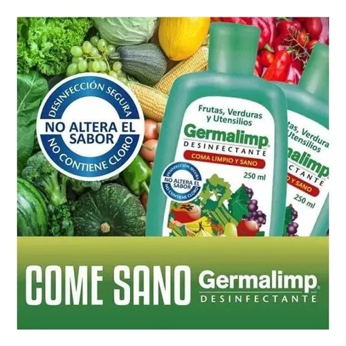 Germalimp Desinfectante para Frutas y Verduras 250 ml - Puntolimpieza