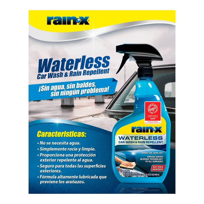 Rain-X Waterless Car Wash & Rain Repellent 946 cc - Puntolimpieza
